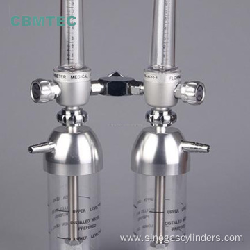 High Quality Double Type Medical Oxygen Flowmeter